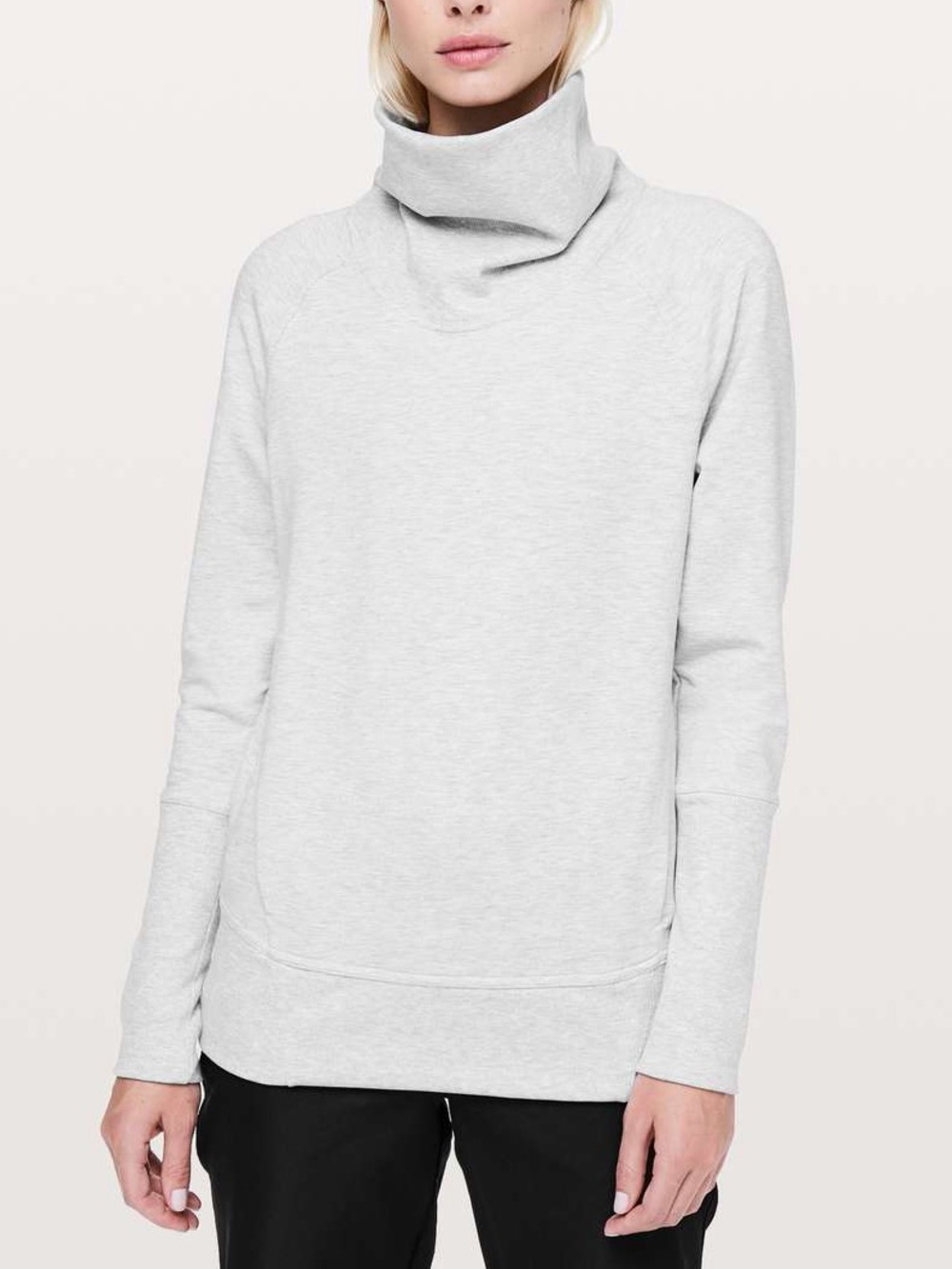 LULULEMON High Lines Pull Over in Heathered core ultra light grey
